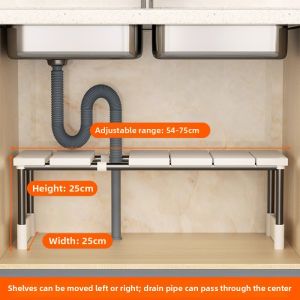 Adjustable Kitchen Cabinet Storage Rack