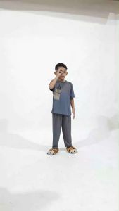 Kiminori RUCI.CP: Setelan Baju Tidur Anak Lengan Pendek