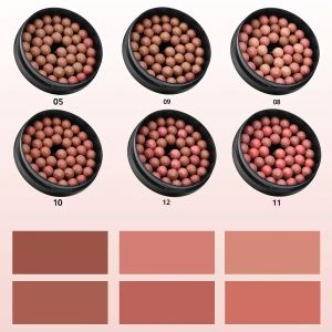 แปรงปัดแก้มแบบโรลออนเนื้อ 3 มิติ 1 ชิ้น เนื้อชิมเมอร์แมตต์ ติดทนนาน แต่งหน้าได้ทุกวัน เนื้อสัมผัสเข้มข้นสำหรับผิว