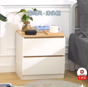 ตู้ข้างเตียงไม้ แบบสูง ชั้น พร้อมส่ง ตู้อเนกประสงค์