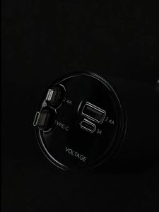 Pengisi Daya Mobil Super Cepat 60W: Pengisian Cepat Digital USB