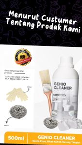Genio Cleaner - Pembersih Kerak Serbaguna Rumah Tangga Antibakteri