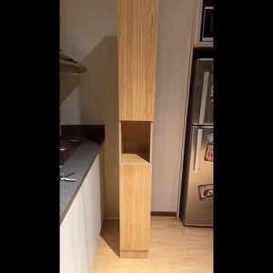 SuperValue Simple Display Cabinet with Door Bookshelf 5-Layer Shelf Bedroom Living Room Storage Cabinet
