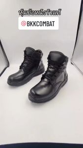 หุ้มข้อ รหัส M2 ซิป สูง5นิ้ว หนังวัวแท้ หนังนิ่มขัดเงา