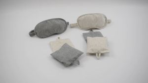 Cotton Eye Cover Sleep Eye Mask Blindfold with Elastic Band and Organizer for Sleeping Block Light Promote Sleep Better