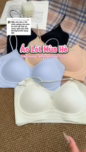 Áo Lót Áo Bra Áo ngực không gọng thơm hương Trà Hoa mềm mịn thoáng khi không lộ lằnkhó chịu