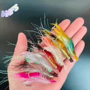 3pcs/7pcs Shrimp Lures Fishing Lures Artificial Fishing Bait Isca Artificial Ascesorios Pesca