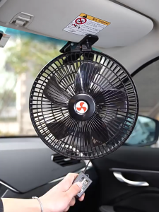 Car Fan 12v Car Seat Fan Car Van with Powerful Wind Fan Cooling Car Small Electric Fan