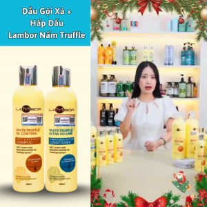 Dầu Gội Xả Lambor Nấm Truffle 400ml  Combo chăm sóc tóc hiệu quả chuẩn salon hair.