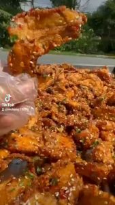 Ba rọi mắm me siêu ngon - đồ ăn vặt