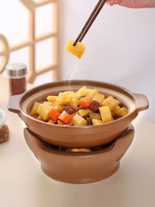 PINGDINGSHAQI | Traditional Unglazed Clay Shallow Stewing Pot