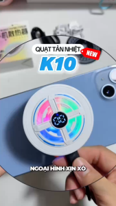 Quạt tản nhiệt điện thoại sò lạnh từ tính P60 / K10 / K5 / X12 Plus màn hình hiển thị nhiệt độ Gaming giảm nhiệt sâu có thể đóng băng