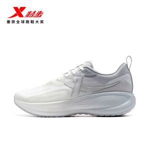 XTEP Step into Clouds 2 Running Shoes Mens Womens Soft Bottom Shock Absorption Rebound Comfortable Sports Shoes Professional Running Shoes