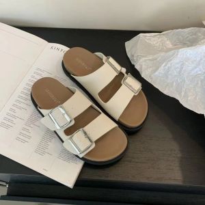 JIFANPAUL | Summer Casual Thick-soled Sandals Anti-slip Double-buckle Slippers