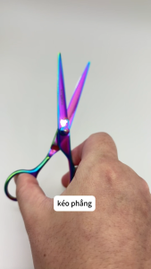 wingsbro Bộ tông đơ cắt tóc nam Bộ kéo cắt tóc màu Dụng cụ cắt tóc chuyên nghiệp Tông đơ cắt tóc điện có đèn LED