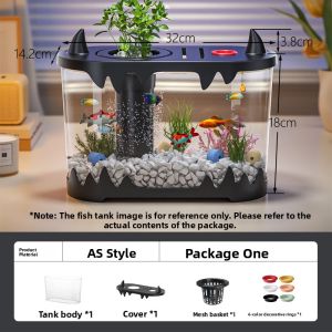 KUOTING | High Definition Transparent Cartoon Ecological Desktop Aquarium