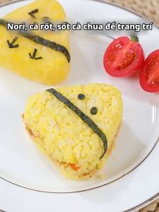 Cơm Bento Sushi Molder Sáng Tạo Hoạt Hình Trái Tim Gấu Hoa Hình Tam Giác Heo Đất Thiết Kế Nhựa