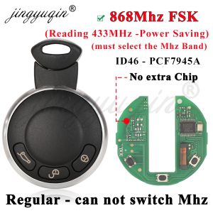 jinyuqin Cas3 Car Key Remote 315/315LP/433/868Mhz ID46-7945 For Bmw Mini Cooper R56 R57 Paceman Roadster KR55WK49333 IYZKEYR5602