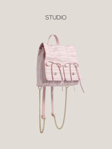 Large Capacity Ballet Style Womens Backpack 2025 New Spring Summer Double Shoulder Bag for Class Commuting Trendy Design