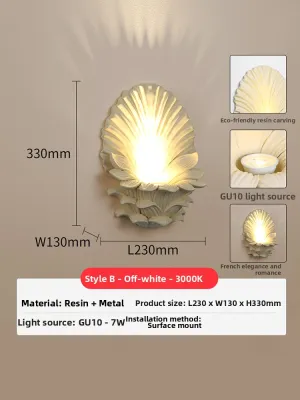 WEIXIANG | Vintage French Creamy Style Wall Light