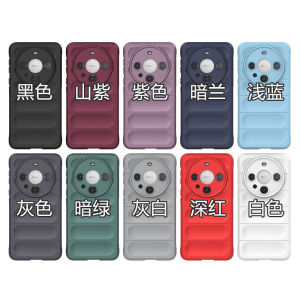 Huawei Mate60/50 Pro+ Liquid Silicone Phone Case Skin Feel Pure Color 5G Full Cover Anti-Fall Soft Shell Male Female Suitable New Model Business Fashion Simple Style