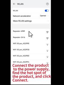 WiFi Repeater Wireless Router 1200Mbps 2.4G 5G Signal Cover Extender High Gain 6 Antenna Network Amplifier Range Signal Booster