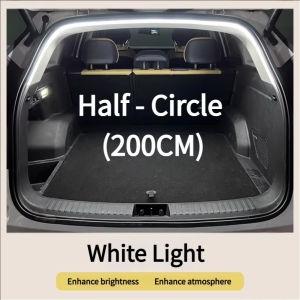 Car Trunk Ambient Light LED Strip Non-Destructive Installation Automatic Sensing Tailgate High Brightness Night Lighting Bar 12V