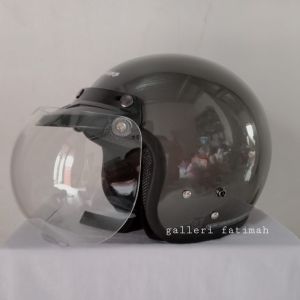 Helm RETRO model CARGLOSS Variasi pakai Kaca Cembung FREE BUBBLE WRAP bisa COD