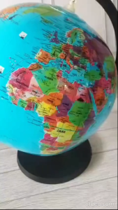 Bola Dunia Globe Peraga Peta Atlas Geografi Mainan Edukatif Edukasi