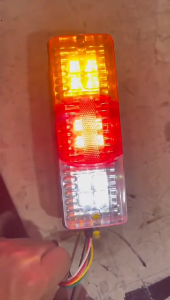 New 12V LED Taillights Car Truck RV Van Bus Rear Tail Trailer Lights Signal Indicator Brake Stop Reverse Lamps 1pc