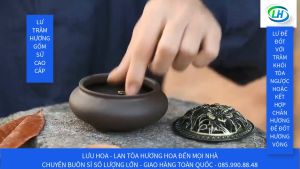 Dụng cụ đốt trầm bằng gốm sứ đồ đốt trầm hương men rạn nhiều màu bao đẹp lư đốt trầm men rạn lư xông trầm hương bằng sứ dụng cụ đốt trầm