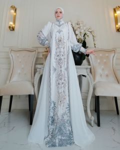 GAMIS TERBARU SYARI SYARI TRENDI BRANDED PRODUK PREMIUM FASHION MODERN MEWAH ELEGAN BAJU DRESS ETNIK MUSLIM BATIK ETNIK SETELAN ROYAL ALVEENA