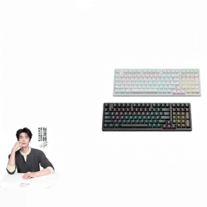 Lenovo | Customizable Hot-swappable 98-Key Red Mechanical Gaming Keyboard
