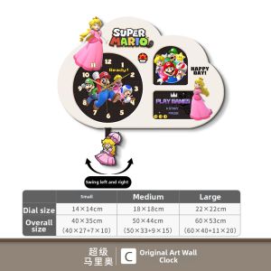 YUANLAISHIWOJIA | Creative Swing Wall Clock for Kids Room