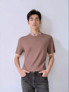 Antibacterial Cool Sensation Fashion Leisure Short Sleeve T-Shirt