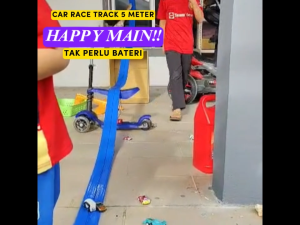 Racing Track  Complete Set Race Track 5meter with 4 cars Flexible Loop Track HOTWHEEL