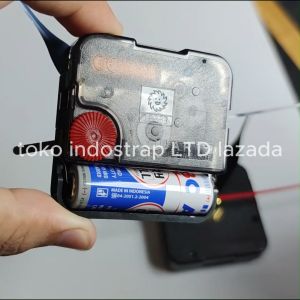 mesin jam dinding quartz 12888 taiwan model sweep dan detak
