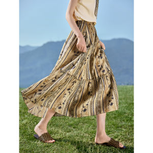 MOHANYIMEI | Bohemian A-Line Skirt
