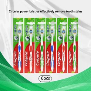 Colgate | Clogate 6pcs Adult Soft Bristle Toothbrush Whitening Oral Hygiene For Sensitive Gums And Teeth Manual Toothbrush For Home Use