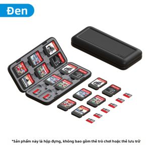 Hagibis | Hagibis Hộp Đựng Thẻ Trò Chơi Cho Nintendo Switch 1/2/OLED/Lite Di Động Từ Tính Sắp Xếp Lưu Trữ Với Micro SD Box Kit