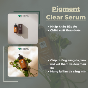 Serum dưỡng da New Nordic Pigment Clear Serum: Giúp dưỡng sáng làm mờ vết thâm và đều màu da sáng mịn da [30 ml]