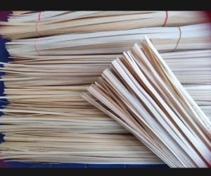 ตอกไม้ไผ่ตอกสานงานฝีมือ1มัด79฿เส้นเล็ก6-9มิน200gสานพัดกระด้งหวดกระติ๊บ