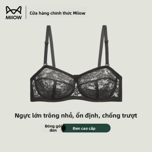 Áo ngực nữ MiiOW Catwoman không dây vải mỏng vô hình hỗ trợ dáng lưng đẹp và chống trượt - Mùa hè