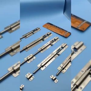 High-Quality 304 Stainless Steel Door Bolt with 4-Inch Extension and 0.8mm Plate Thickness for Secure Home Security