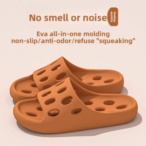 MONLEYTA | Anti-Slip Bathroom Slippers Womens Indoor Home Dormitory Quick Dry Hollow Out Odorless EVA Slippers Comfortable Summer Sandals