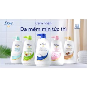 Sữa Tắm Serum Dove Pro-Ceramide Giúp Da Đàn Hồi Và Căng Bóng 500g (Bibistore HCM)