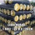 Waring Jaring Ikan Pagar kolam 1 roll, = 120 cm x 25 meter MURAH. 