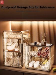 Dustproof and Drying Cup Organizer Rack