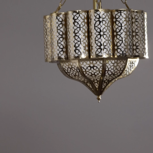 ใหม่สไตล์จีนดอกไม้รูปร่างโคมไฟโกลเด้นคาเฟ่ชาห้องรับประทานอาหารโคมไฟร้านอาหารโบราณโคมไฟโคมไฟทางเดินโลหะเหล็กศิลปะอบอุ่นโคมระย้า