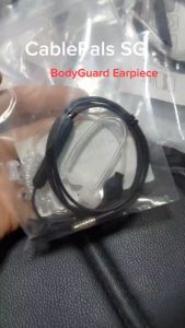 Bodyguard Earpiece with Mic | 3.5mm in-ear Stereo Earpiece Noise Cancellation Radiation Protect